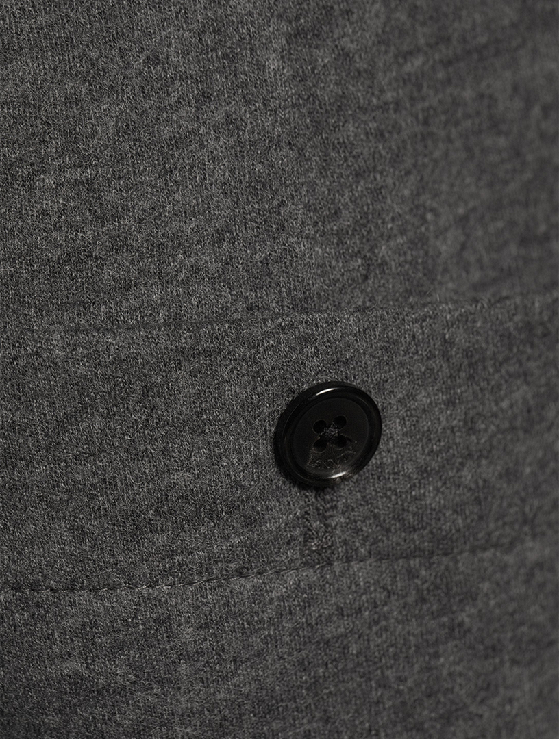 Wool Elasticated-Waist Pants