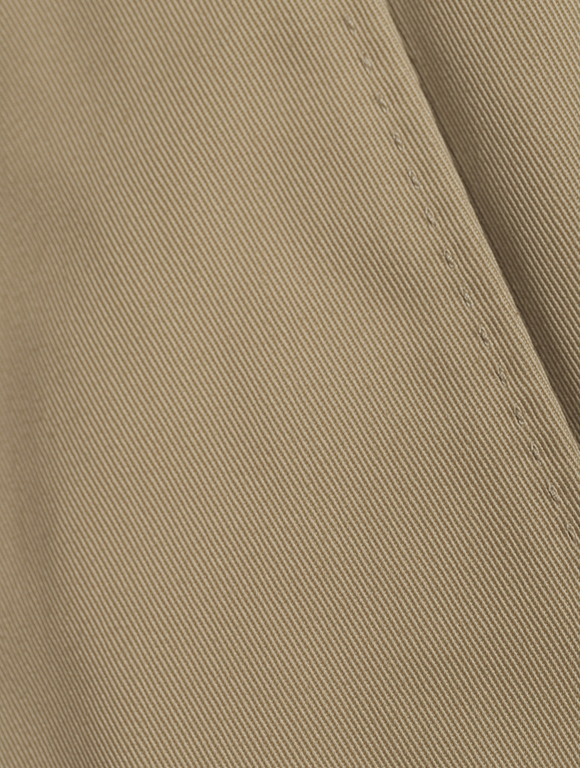 Tailored Shorts With Raw Edge