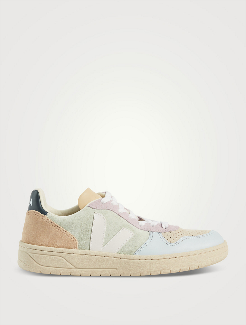 VEJA V-10 Suede Sneakers | Holt Renfrew