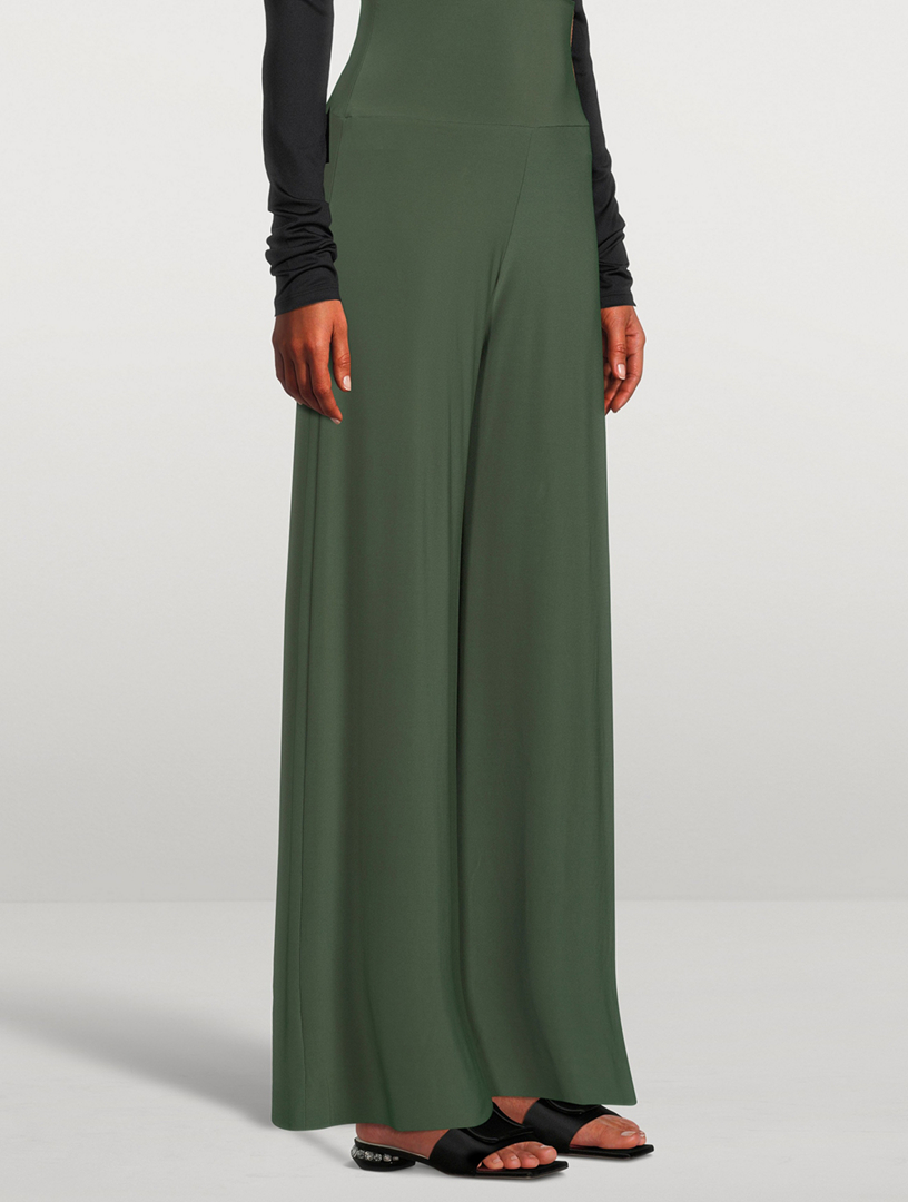 VIP【送料関税込】NORMA KAMALI WIDE-LEG TROUSERS Norma Kamali Elephant Wide-Leg Pants | Neiman Marcus