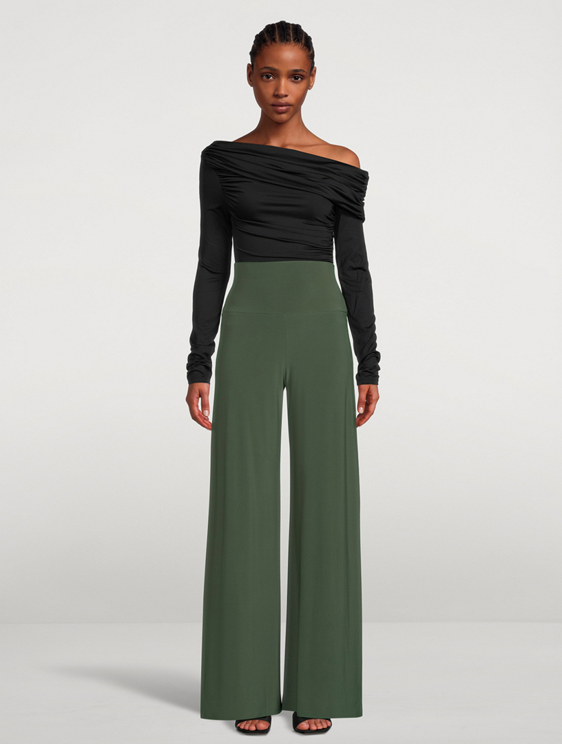 VIP【送料関税込】NORMA KAMALI WIDE-LEG TROUSERS NORMA KAMALI Elephant Wide-Leg Pants | Holt Renfrew