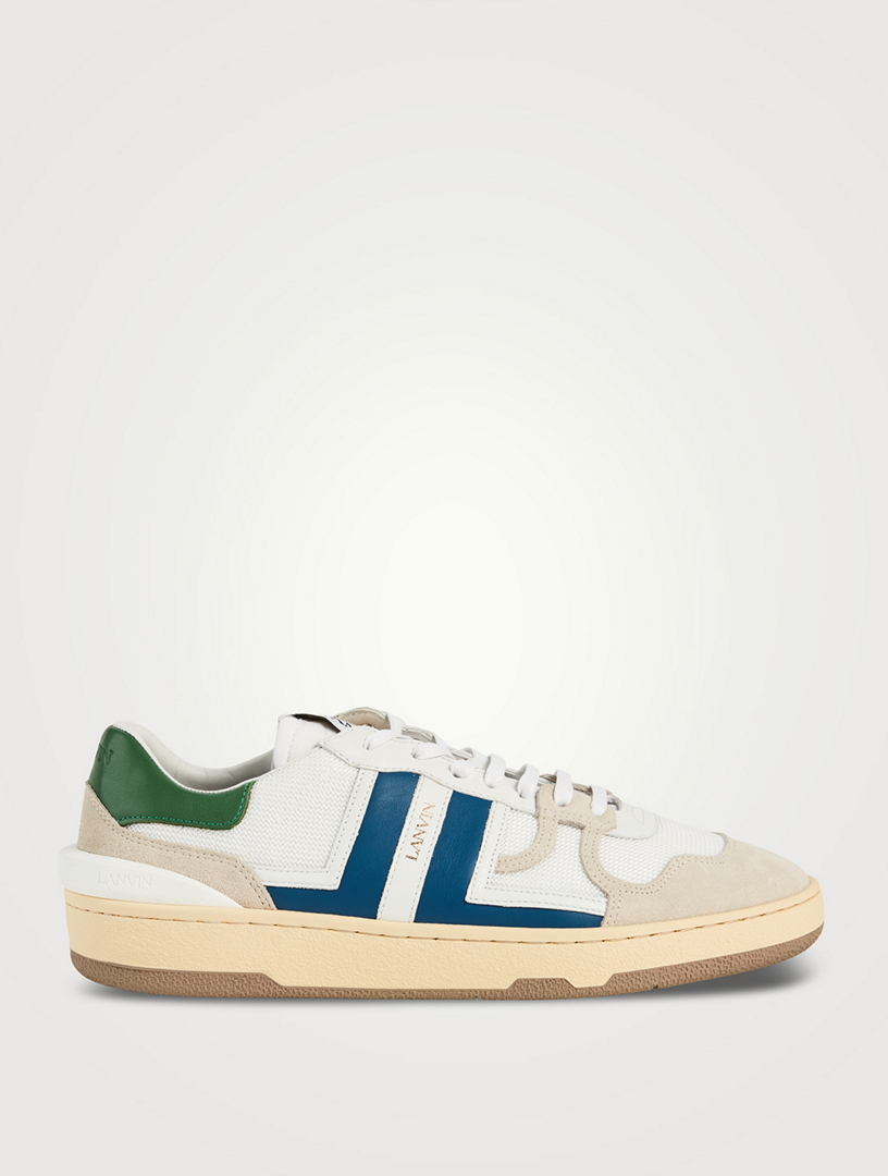 LANVIN Leather Clay Low-Top Sneakers | Holt Renfrew