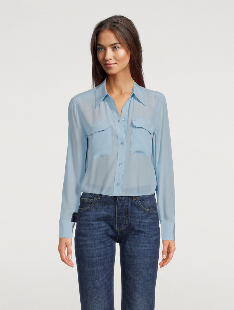 Signature Silk Slim Shirt