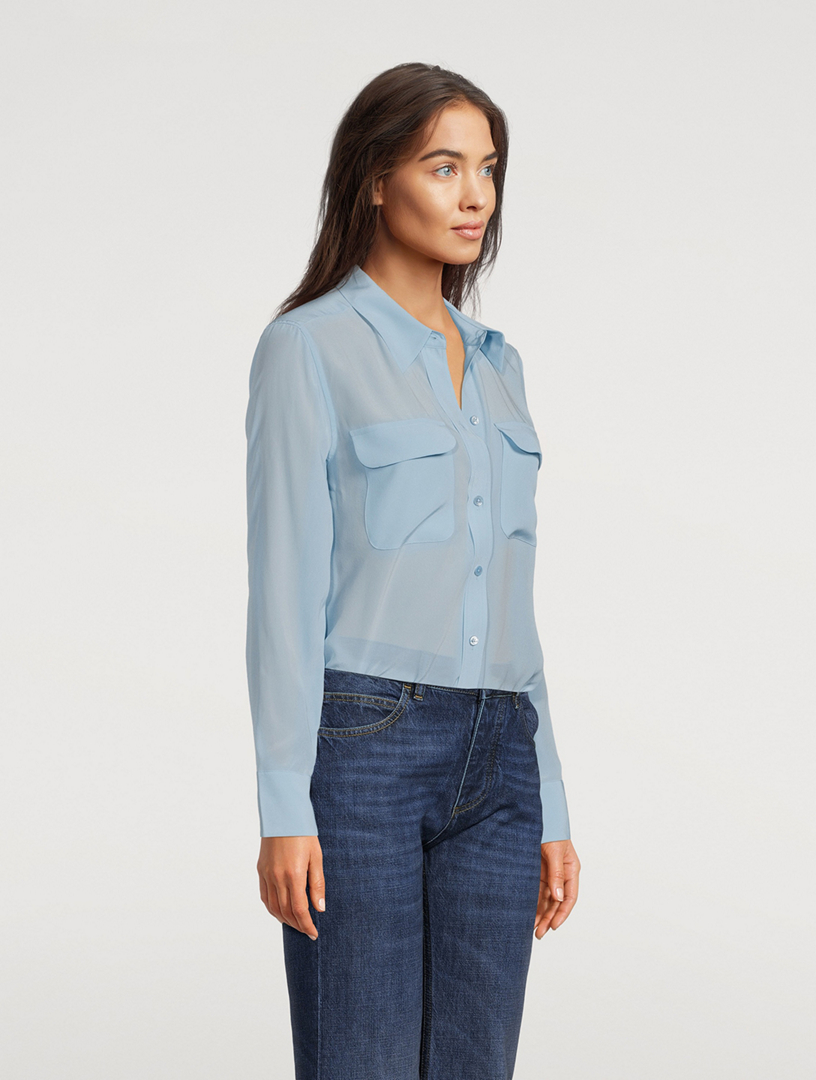 Signature Silk Slim Shirt