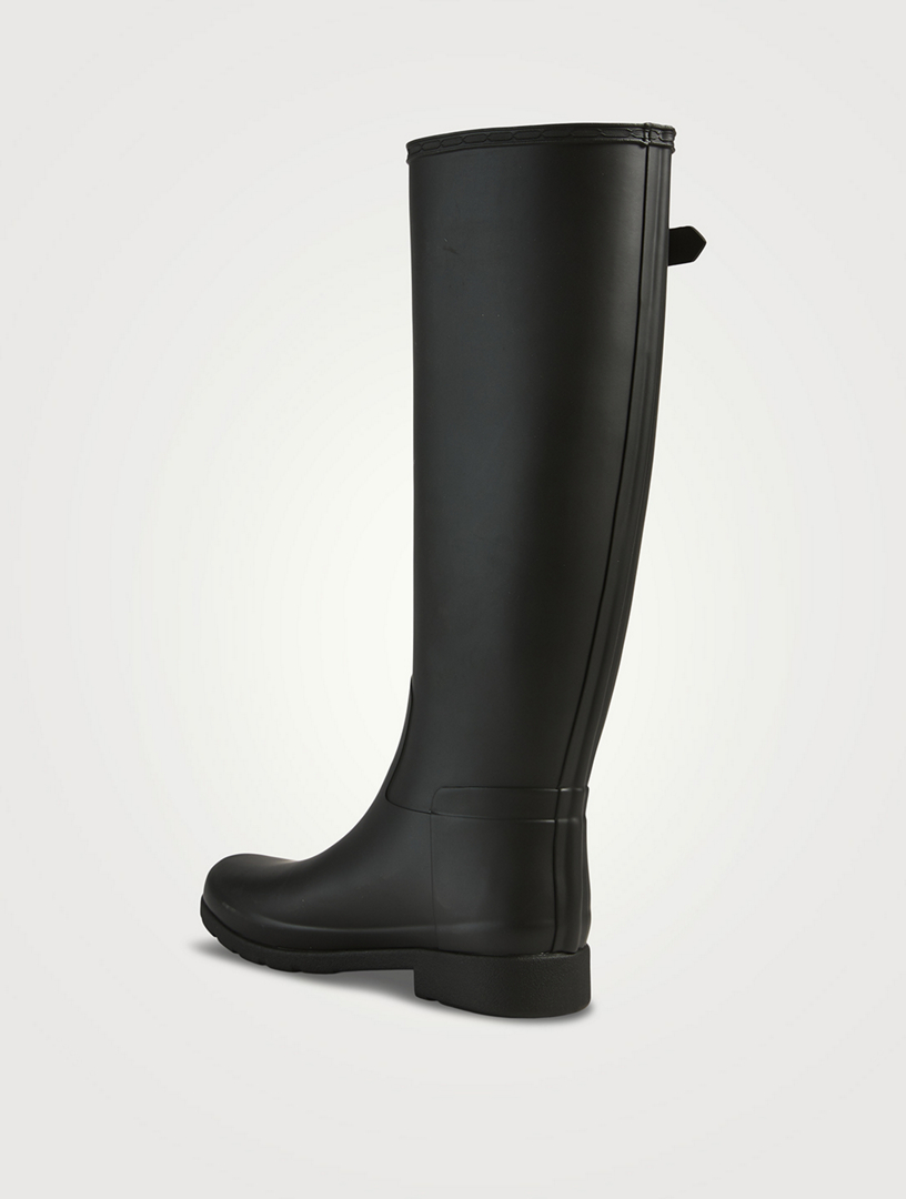 Hunter refined tall rain boots hotsell