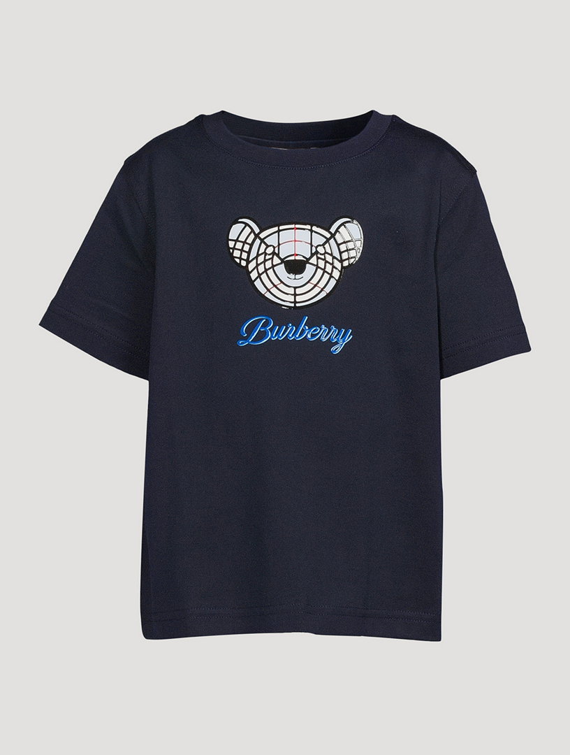 Thomas Bear Motif Cotton T-Shirt