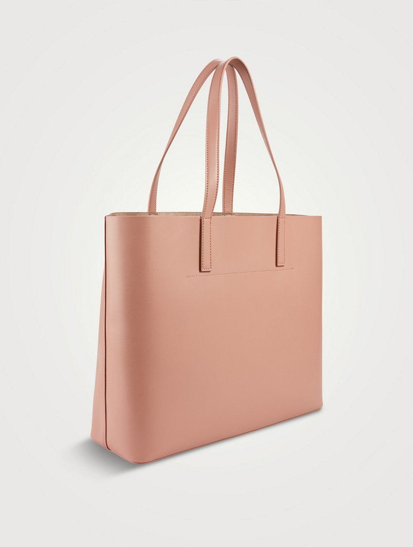 SAMARA The Apple Leather Tote Bag  Pink