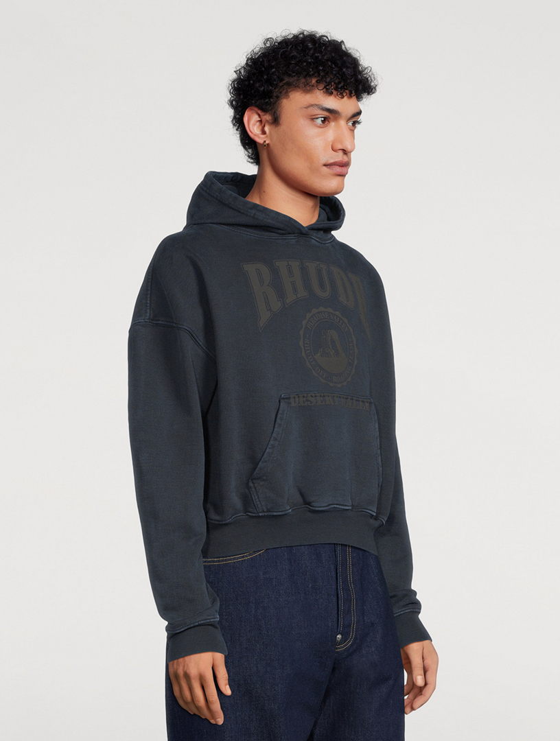 ウェア Rhude Tan Cropped Desert Valley Hoodie Rhude CROPPED DESERT VALLEY HOODIE Brown | BSTN Store