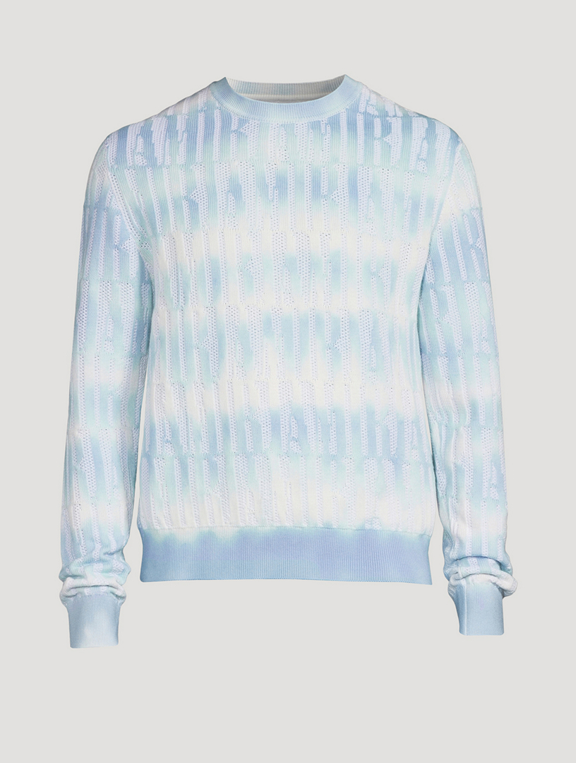AMIRI Cotton And Cashmere Long-Sleeve Sweater