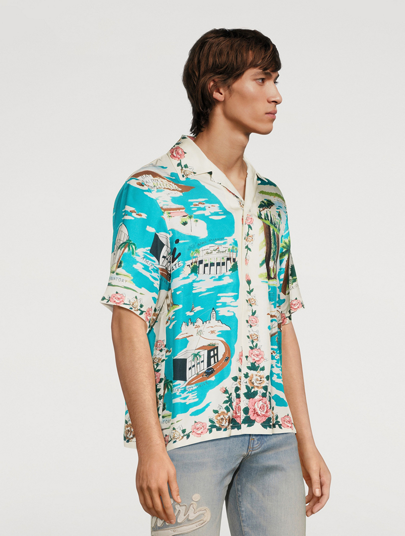19SS AMIRI アロハ Beverly Hills Hawaiian【L】 【公式通販】