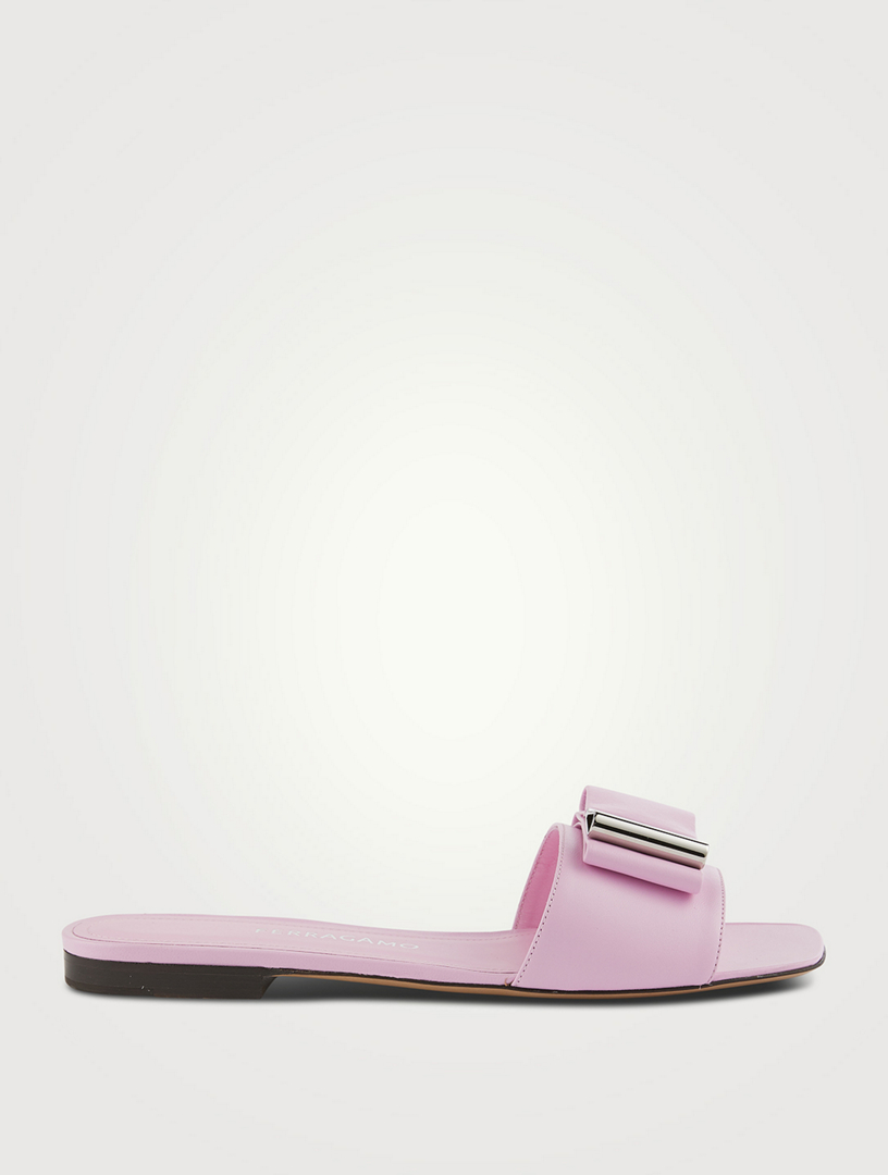 Ferragamo on sale slides white