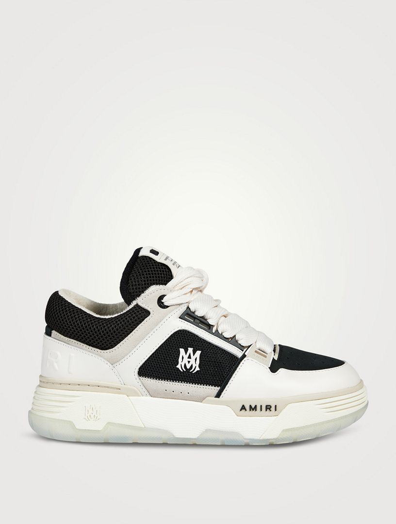 AMIRI MA-1 Leather And Mesh Sneakers | Holt Renfrew
