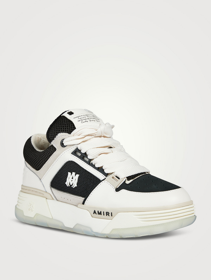 AMIRI MA-1 Leather And Mesh Sneakers | Holt Renfrew