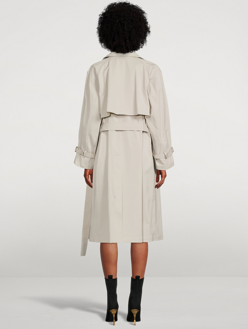 THEORY Double-Breasted Trench Coat | Holt Renfrew