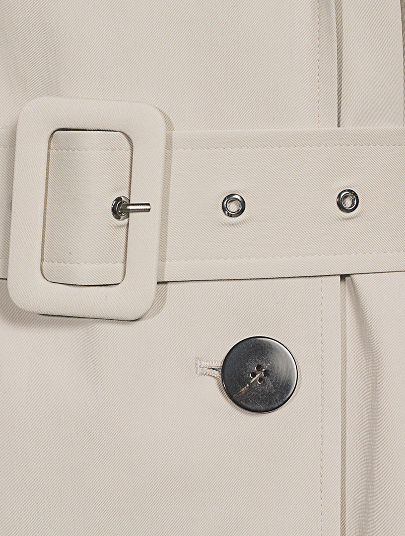 THEORY Double-Breasted Trench Coat | Holt Renfrew