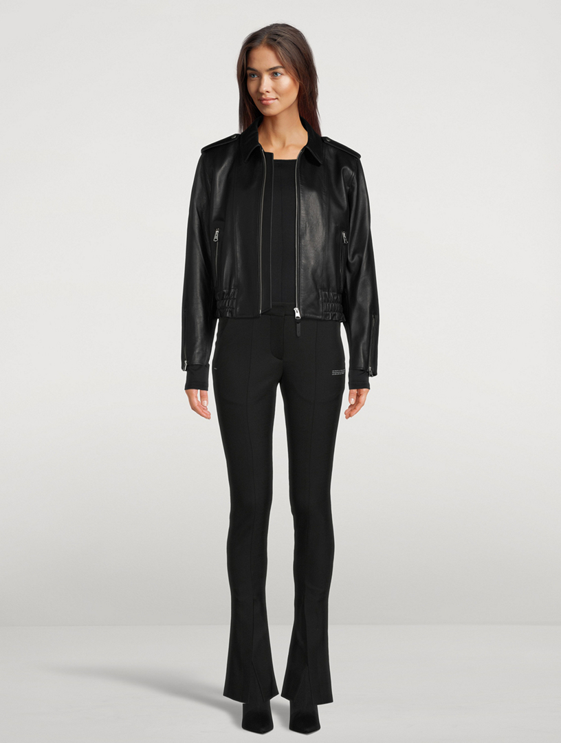 MACKAGE Jolene Leather Bomber Jacket | Holt Renfrew