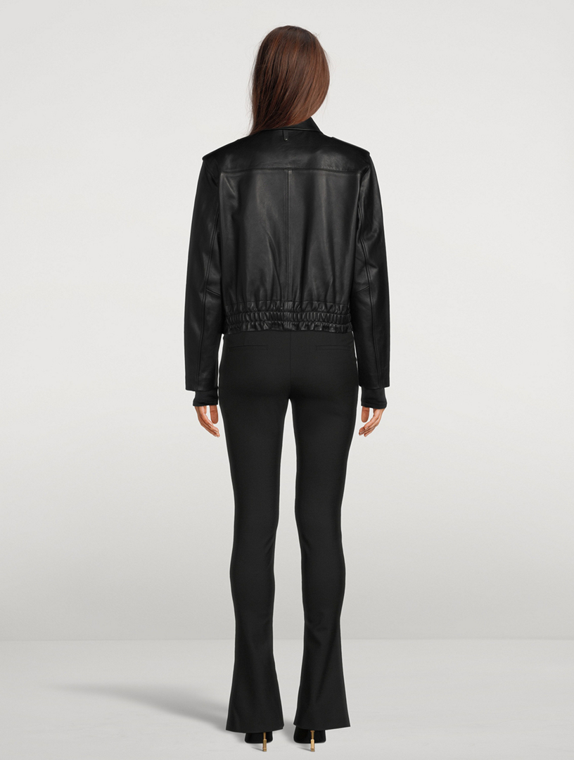 MACKAGE Jolene Leather Bomber Jacket | Holt Renfrew