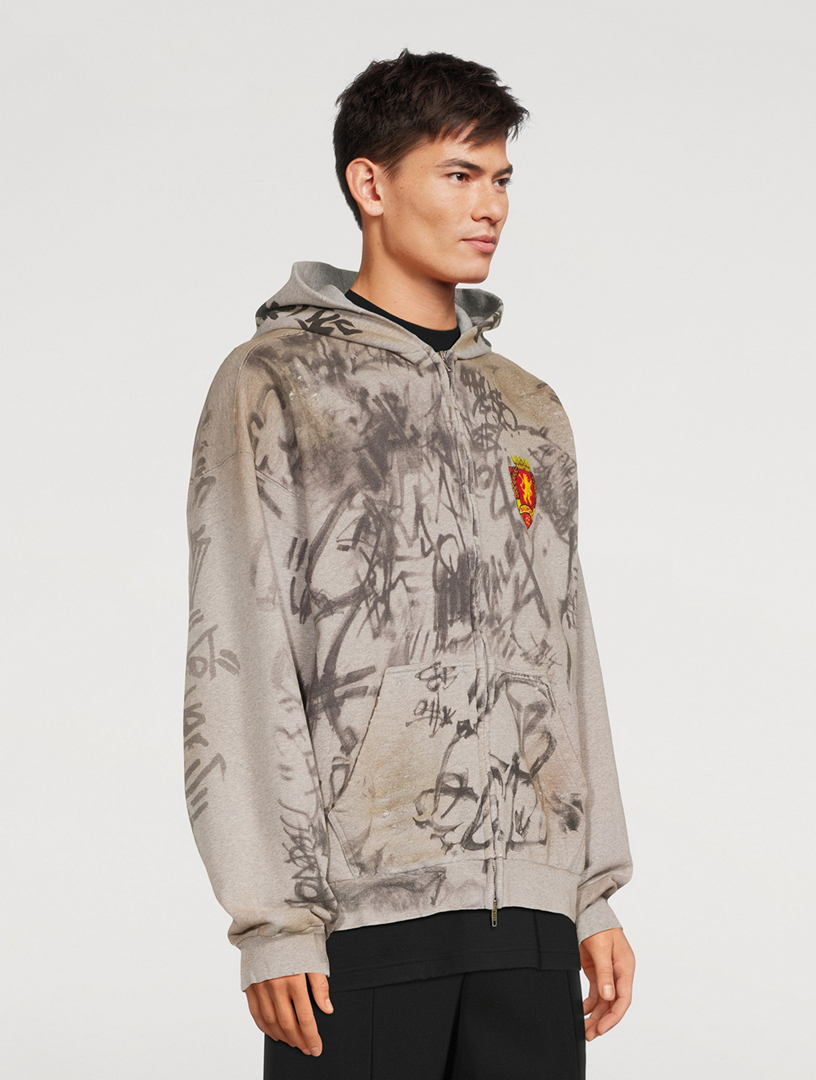 BALENCIAGA Skater Zip Hoodie | Holt Renfrew