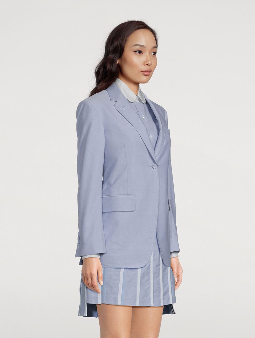 Oxford Elgonated Single-Button Sportcoat