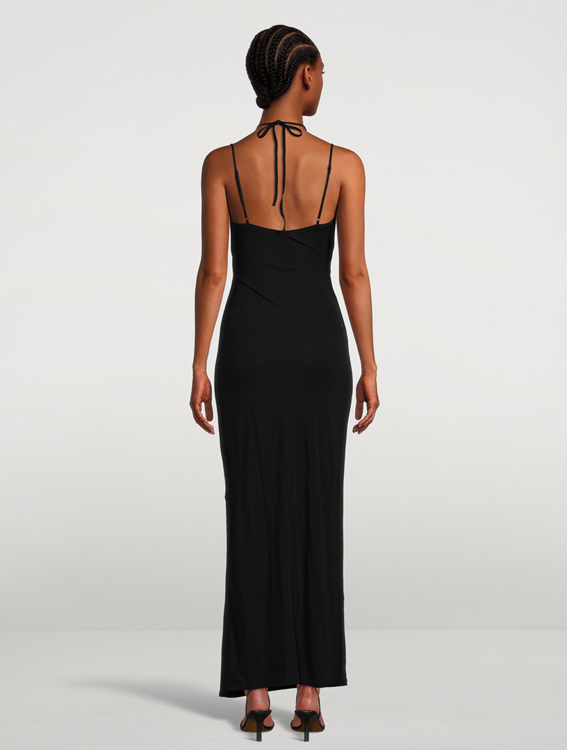 FRAME Strappy Knit Maxi Dress Holt Renfrew