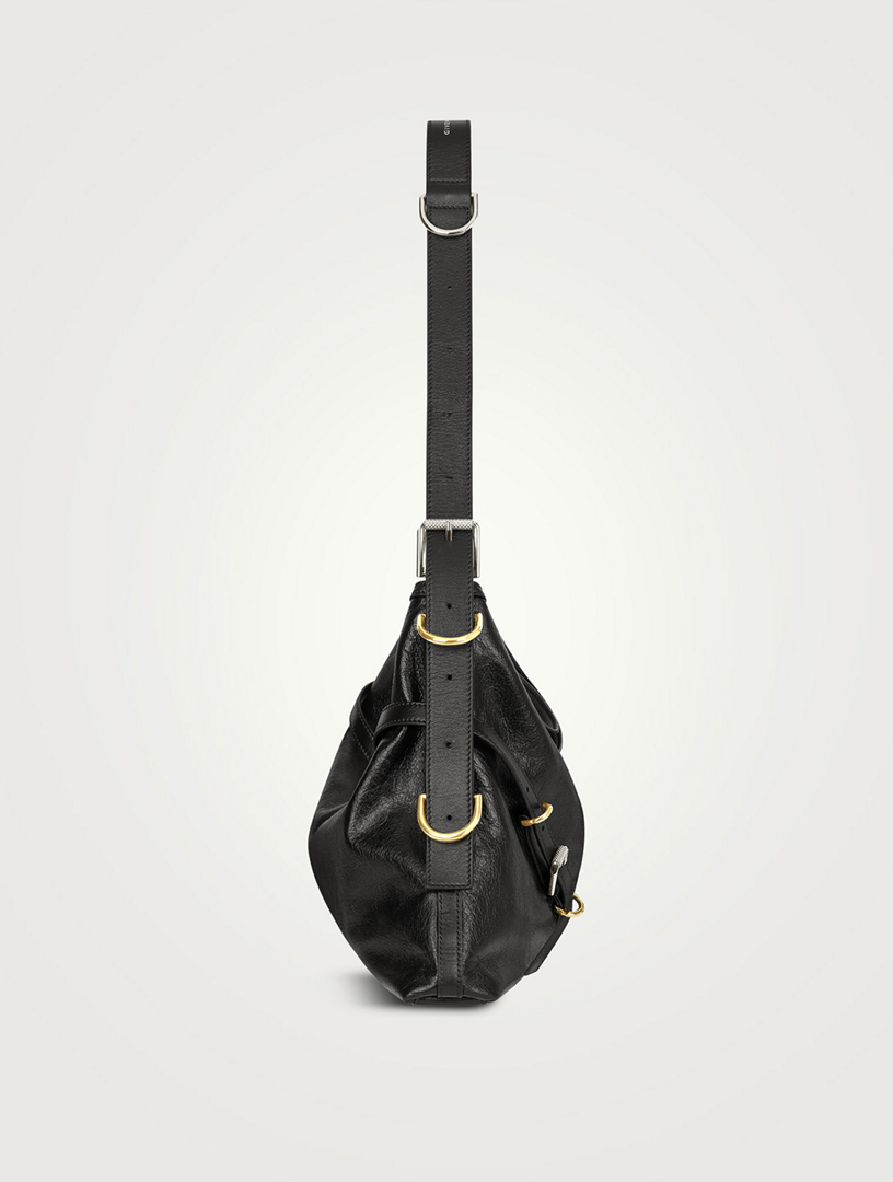 【VIP価格】GIVENCHY Voyou Buckles Shoulder Bag GIVENCHY Medium Voyou Leather Shoulder Bag | Holt Renfrew