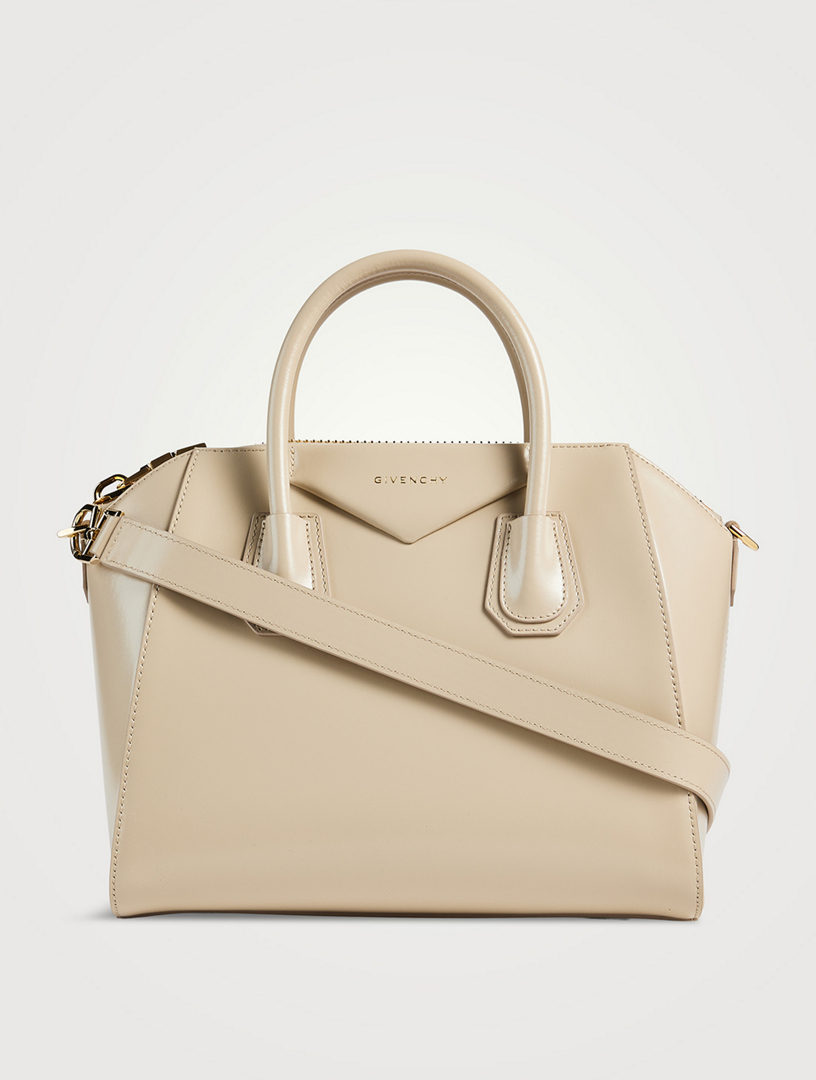 Givenchy Beige Mini Antigona Bag in Natural