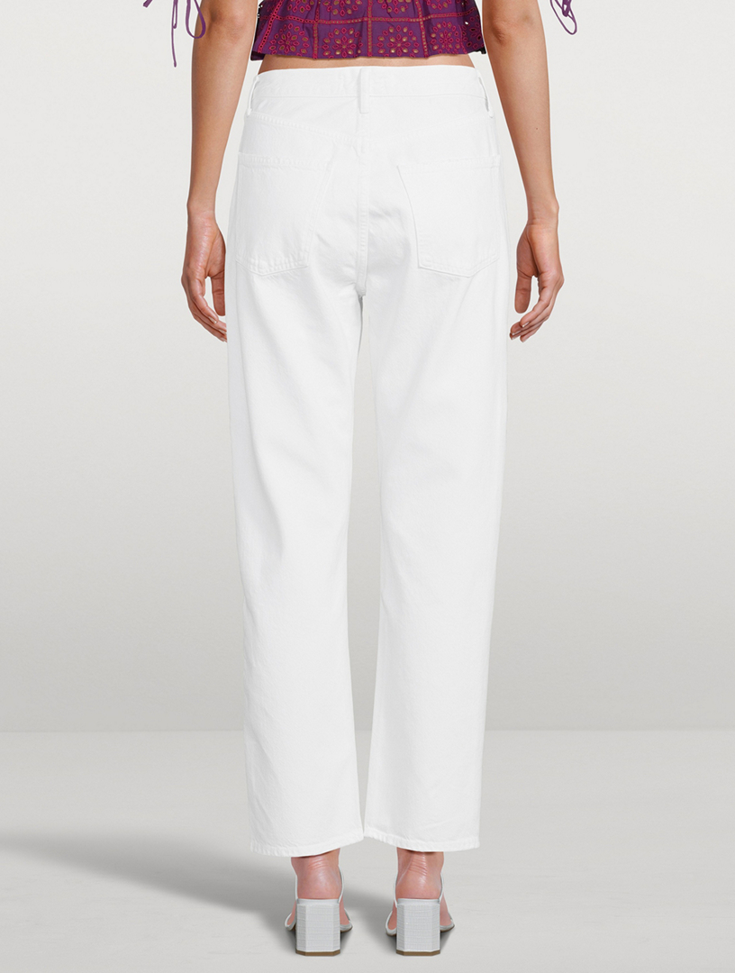 90s Pinch Waist Straight Jeans