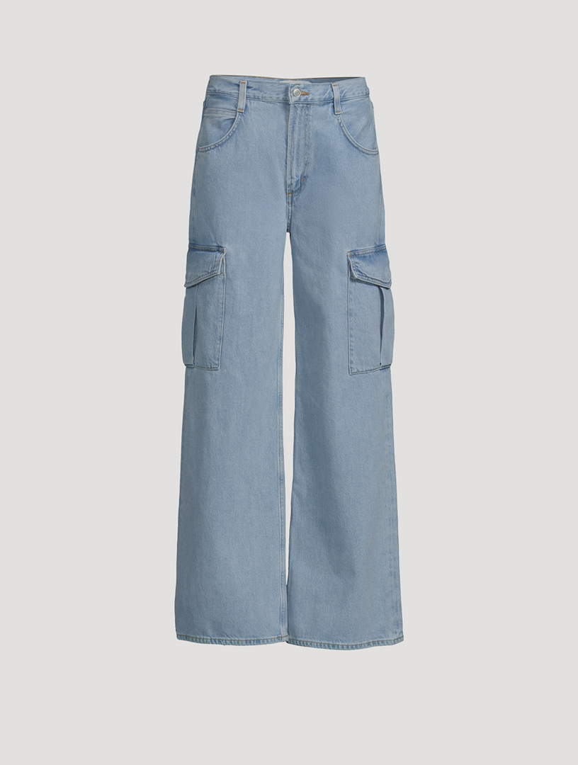 Cargo Wide Jeans – Vibrant miu