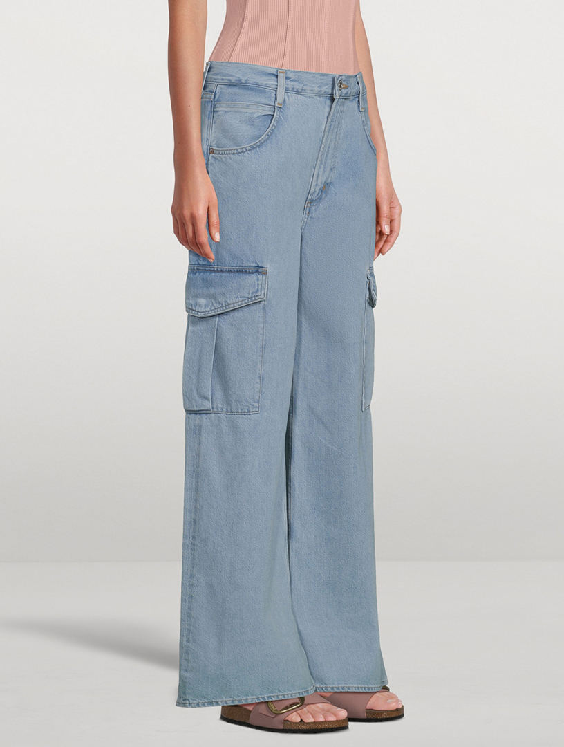 Minka Wide-Leg Cargo Jeans