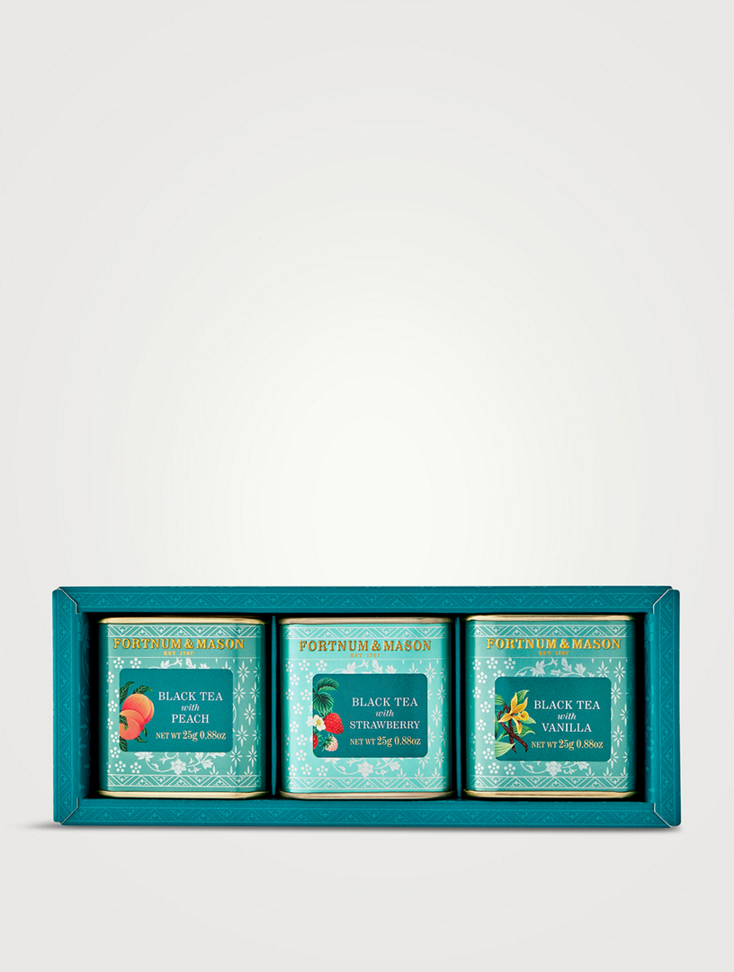 Three Mini Black Scented Teas