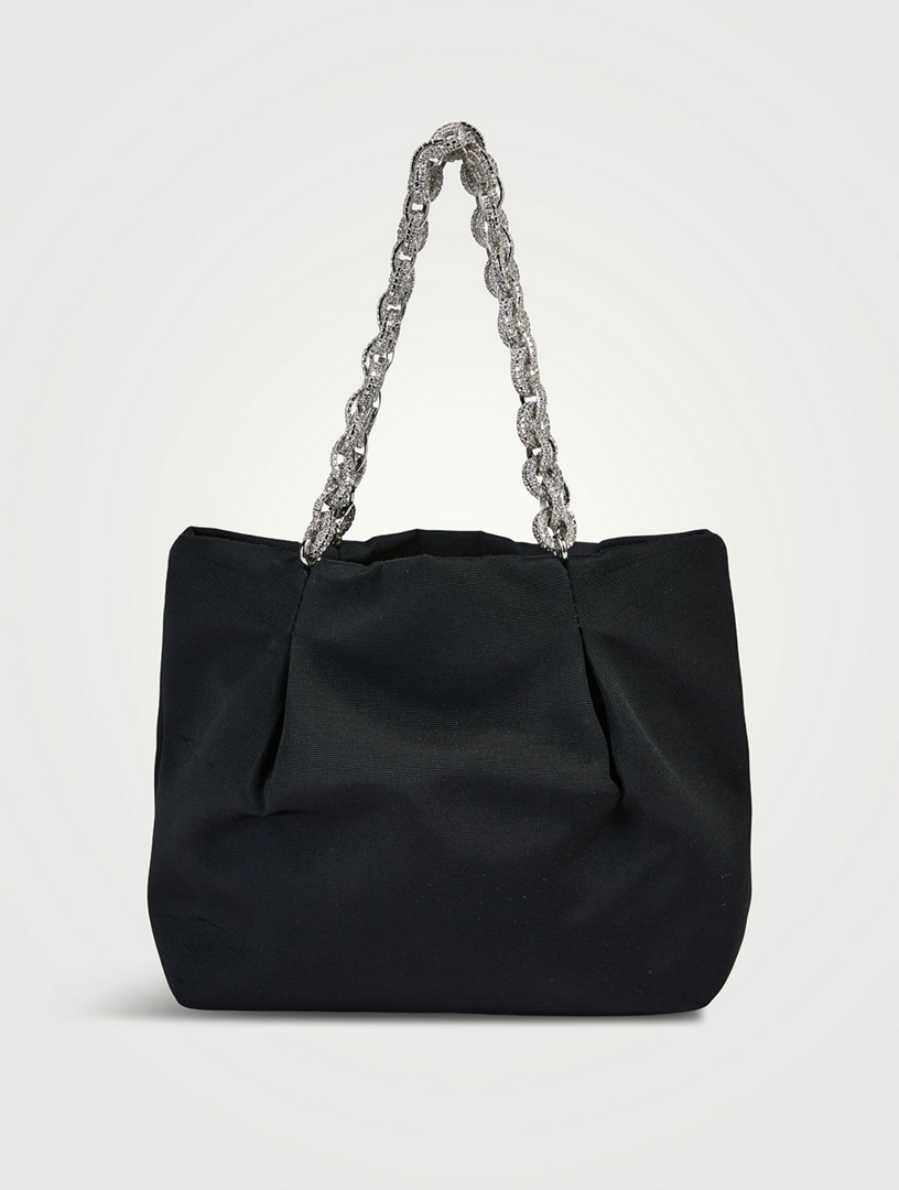 Prada Black Nylon Small Chain Strap Tote Bag – JDEX Styles