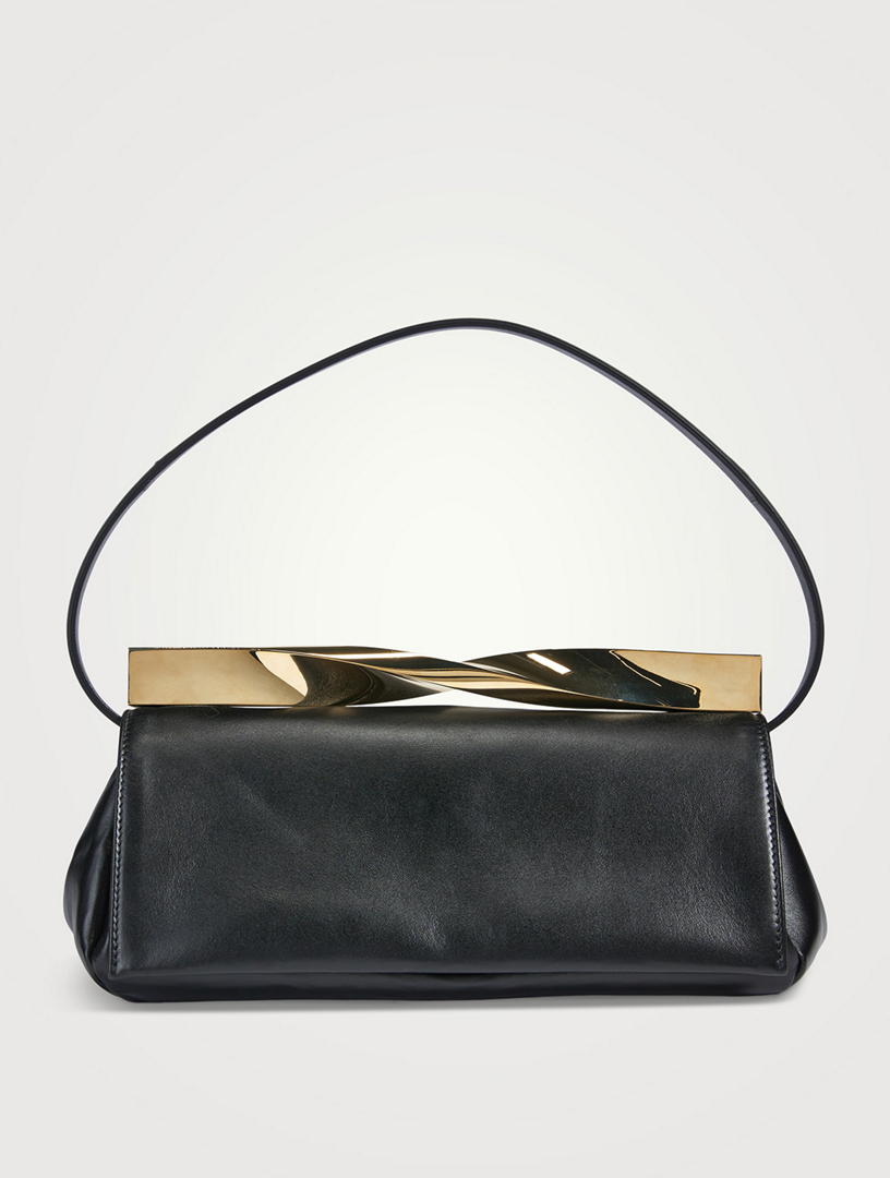 THE ROW Sienna leather clutch