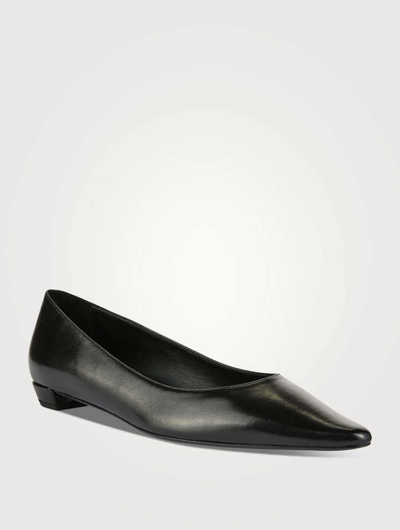 THE ROW Claudette Leather Ballet Flats Holt Renfrew