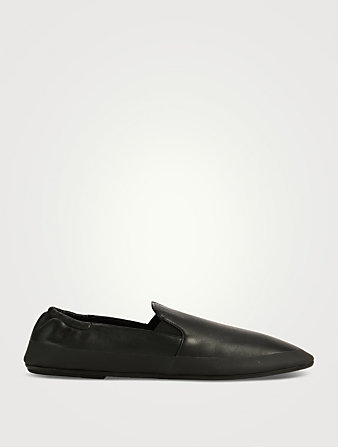 Tech Leather Loafers