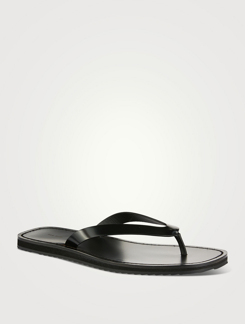 City Leather Thong Sandals