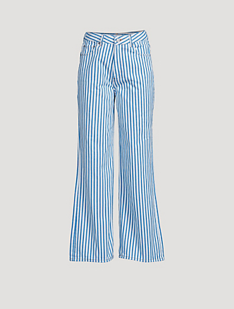 Magny Jeans In Stripe Print