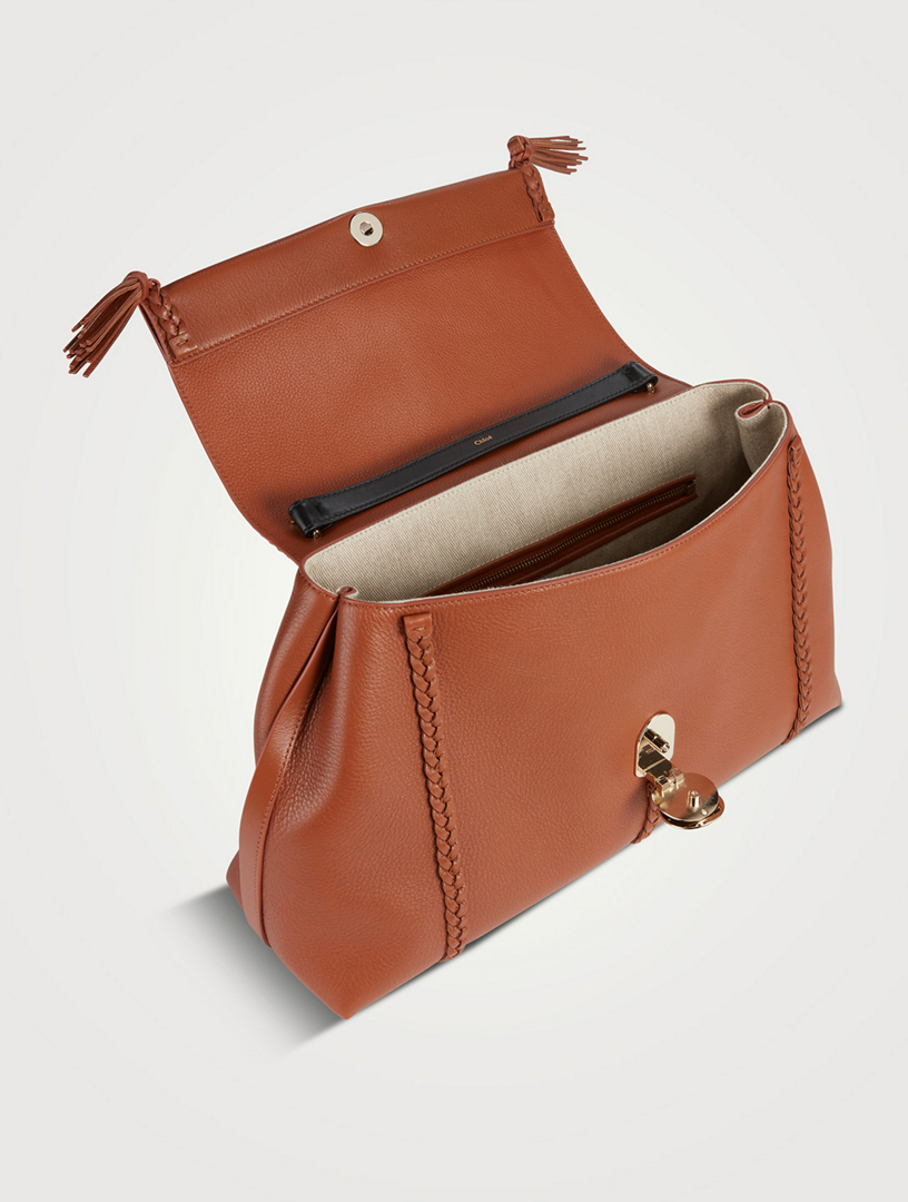 【CHLOE】penelope large braided textured-leather トート CHLOÉ Large Penelope Leather Shoulder Bag | Holt Renfrew