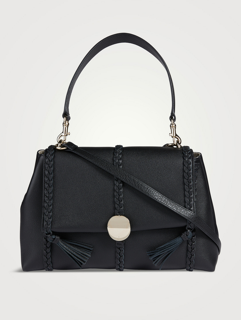 Medium Penelope Leather Shoulder Bag