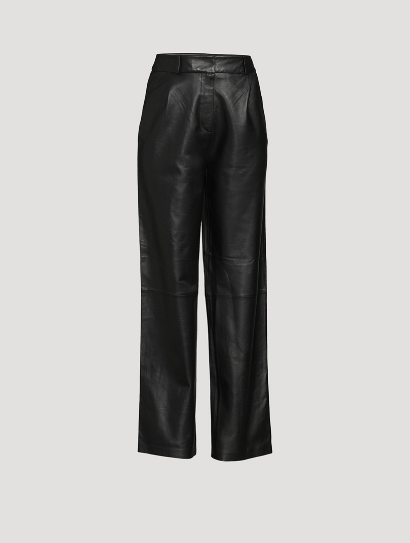 Vegan Leather Spat Leggings