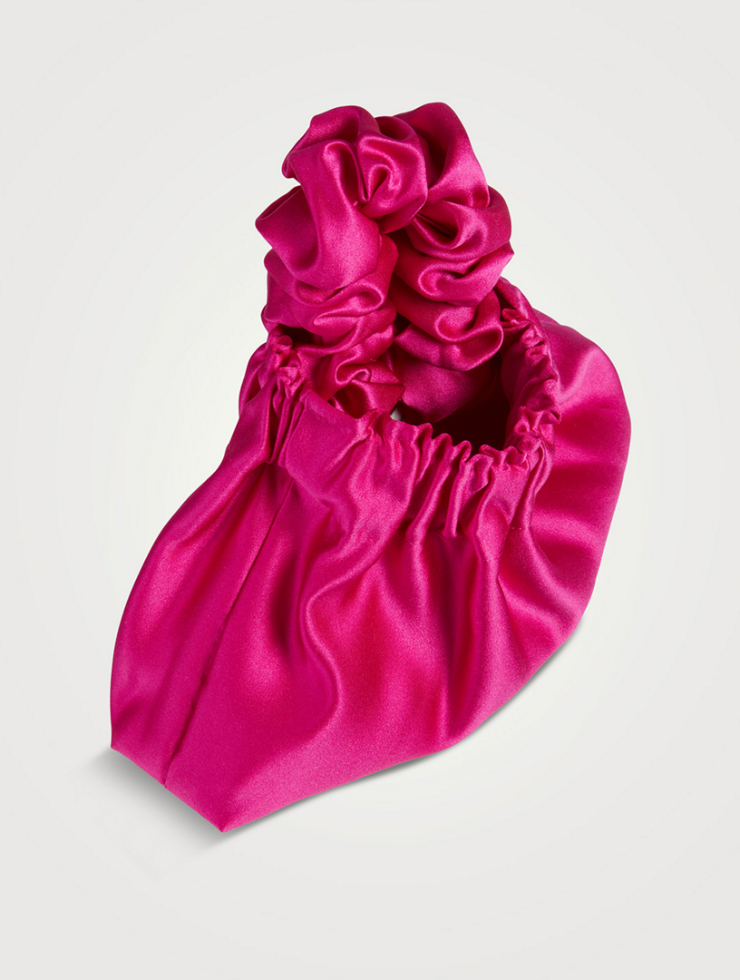 BRONZE AGE Halo Satin Scrunchie Bag | Holt Renfrew