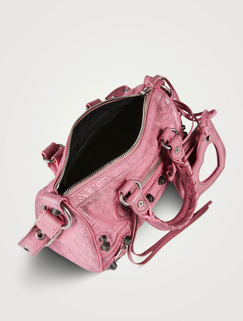 BALENCIAGA Mini Le Cagole Leather Duffle Bag | Holt Renfrew