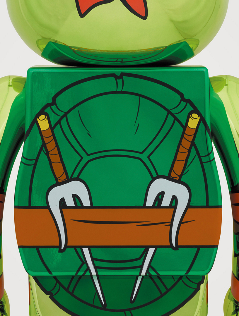 BE@RBRICK RAPHAEL CHROME Ver. 1000％ Medicom Raphael Chrome Ver. Be@rbrick 1000% in Gold Medicom