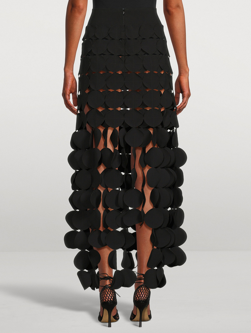 Multi-Circle Maxi Skirt