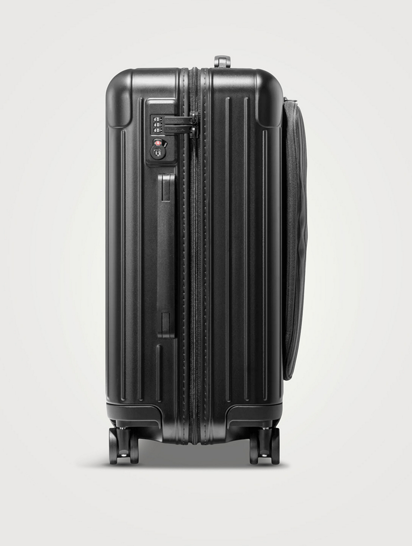 Essential Check-In L Lightweight Suitcase, Black Gloss