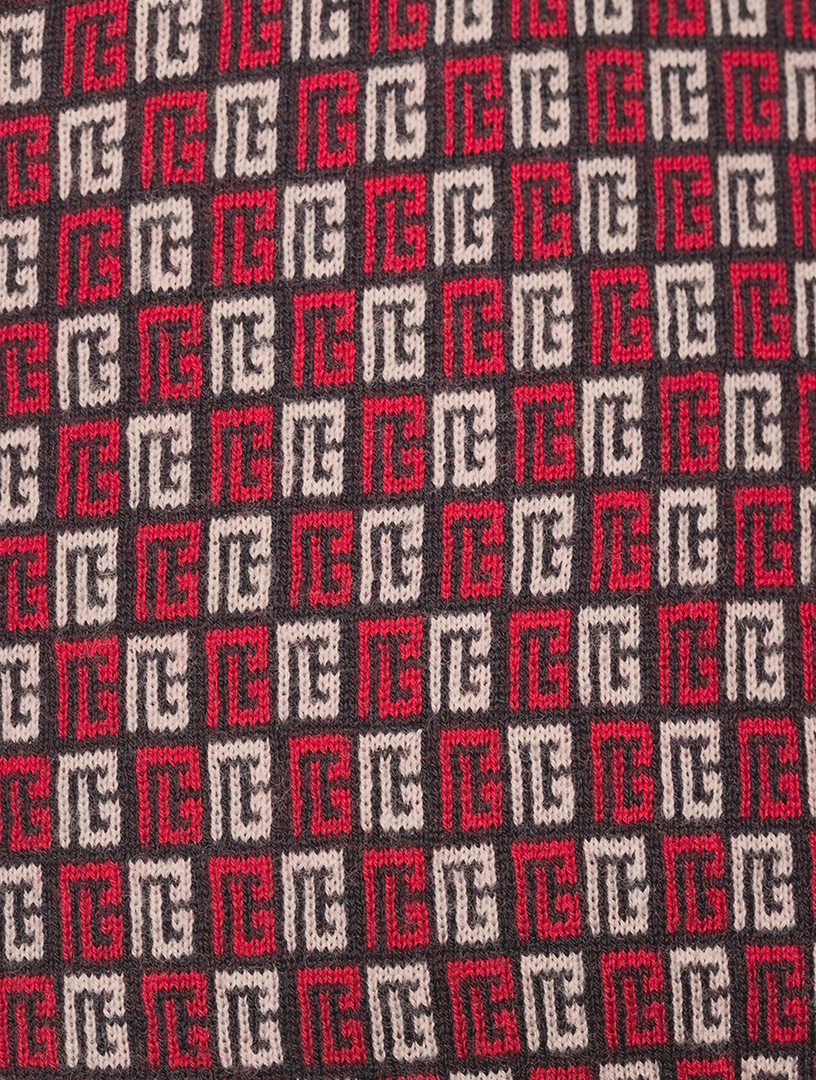 Wool Monogrammed Polo Shirt