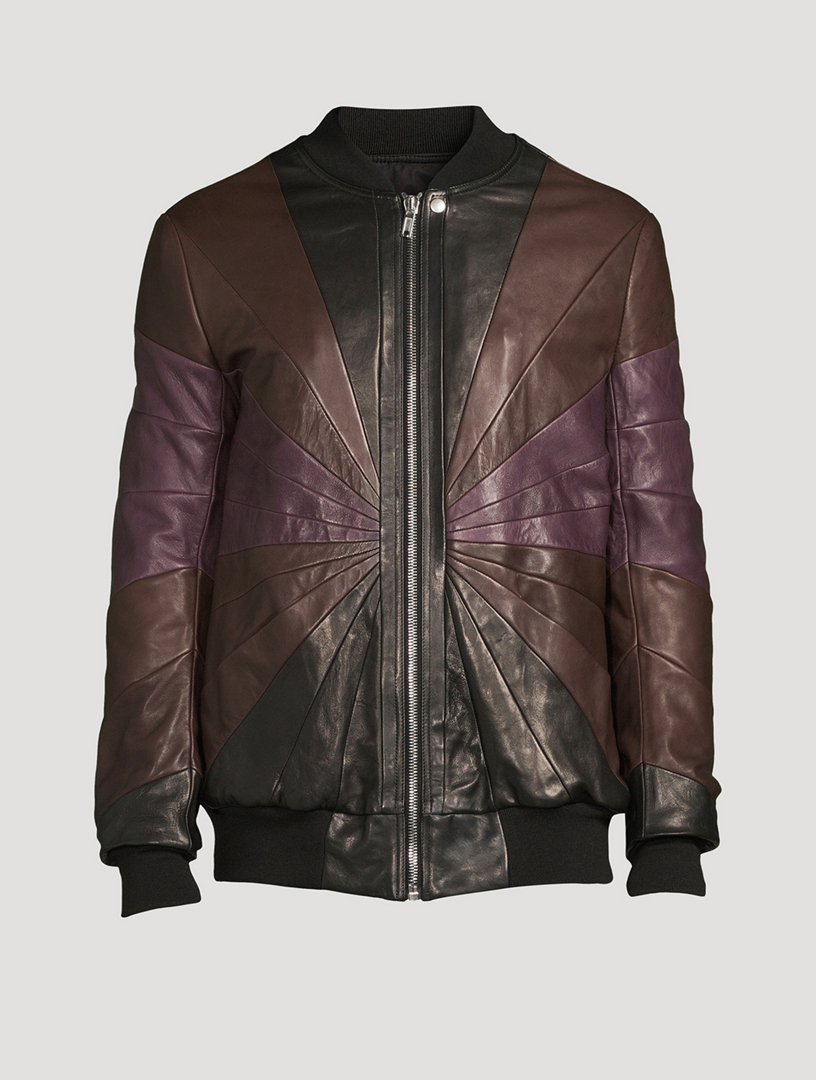 ジャケット・アウター Rick Owens classic flight leather jacket Rick Owens Black Classic Flight Leather Jacket Rick Owens