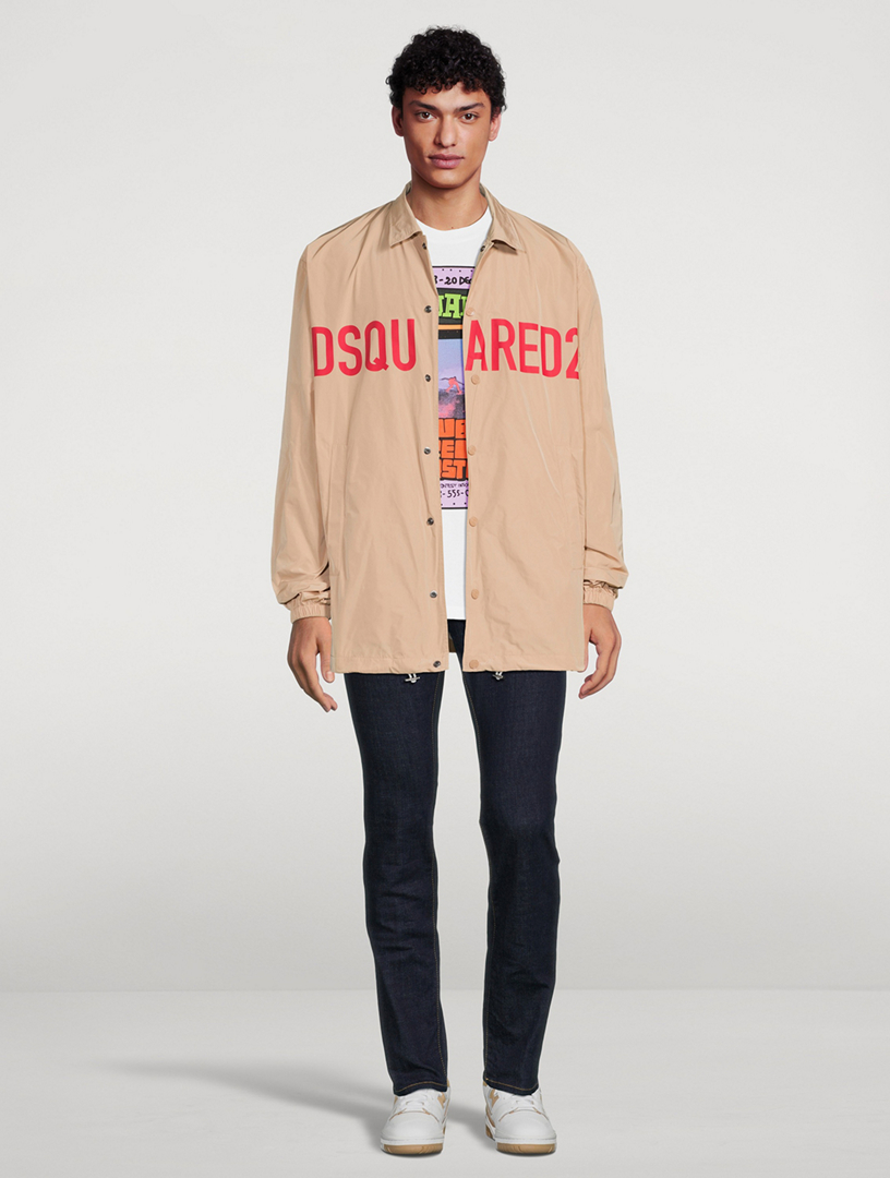 DSQUARED2 Coach Jacket With Logo | Holt Renfrew