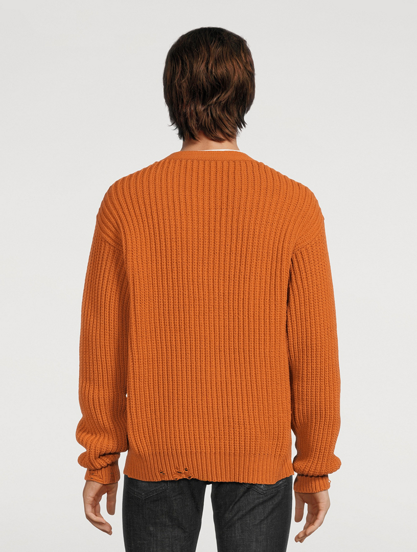 Broken Stitch Cardigan Knit