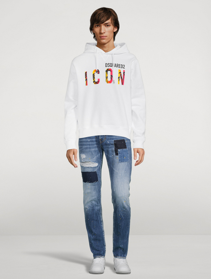 Cool Guy Patchwork Skinny Jeans