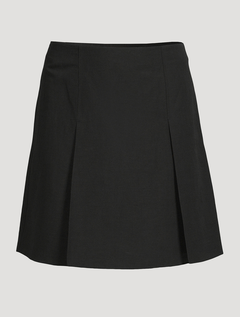 VINCE Pleated Mini Skirt